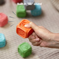 Baby Soft Stacking Blocks Chewable Sensory Toys built in sound  