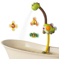 Baby bath toy with spinner toys for water play