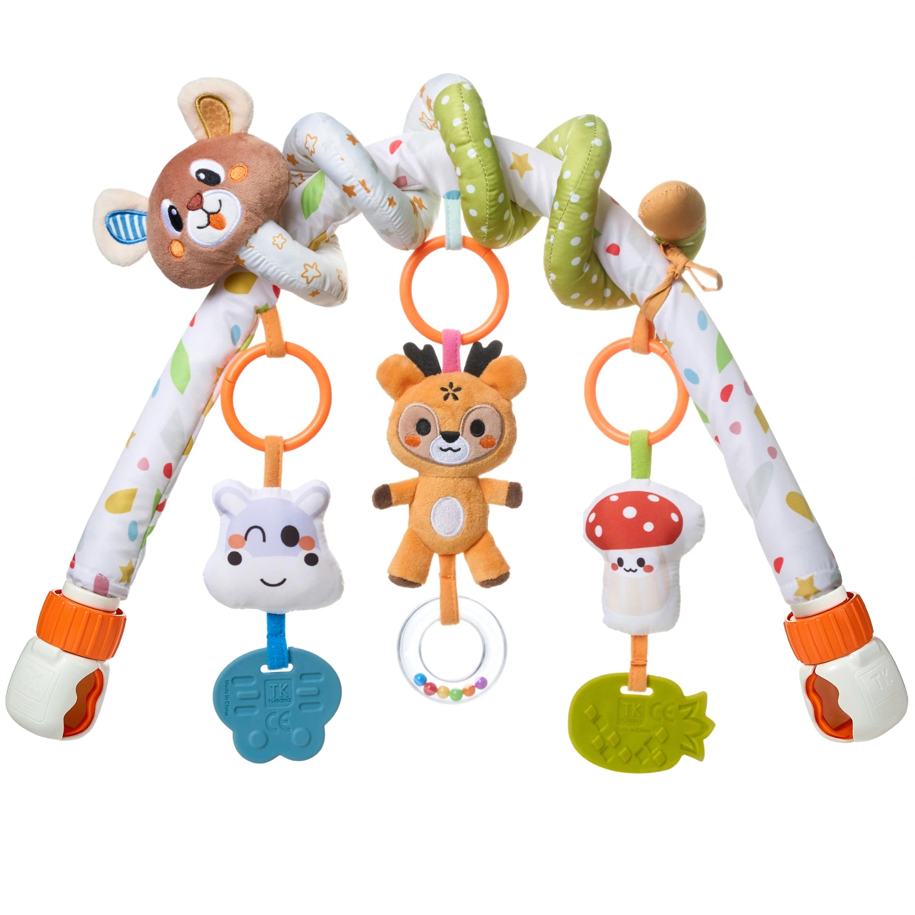 Baby Arch Toy and Spiral Car Seat Toy in Set