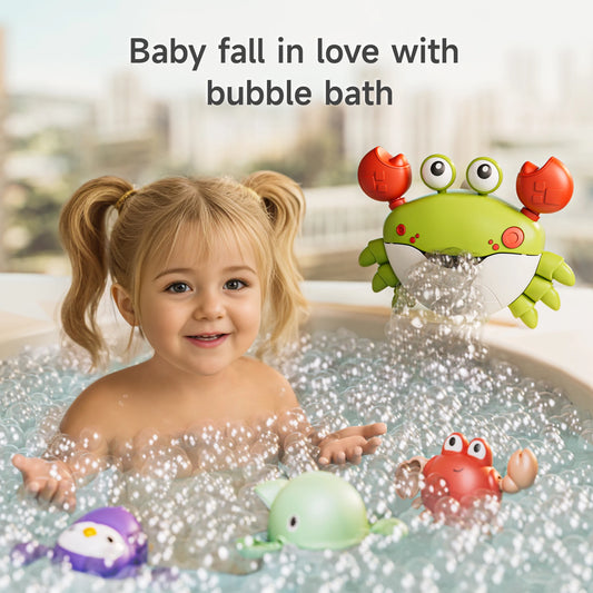 Bubble machine with music for a delightful bathtub experience