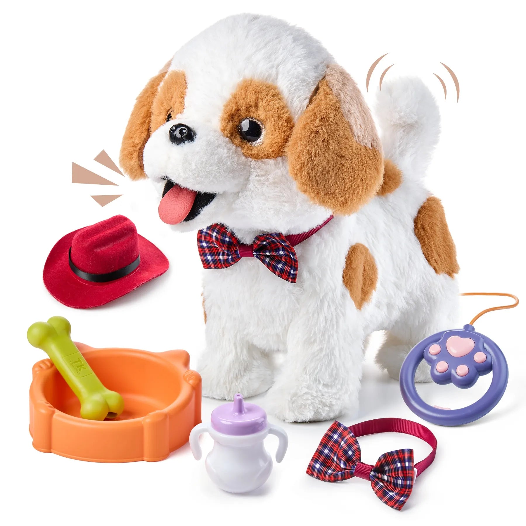 Plush Barking Dog Toy for Kids DIY and Interaction Tumama Kids