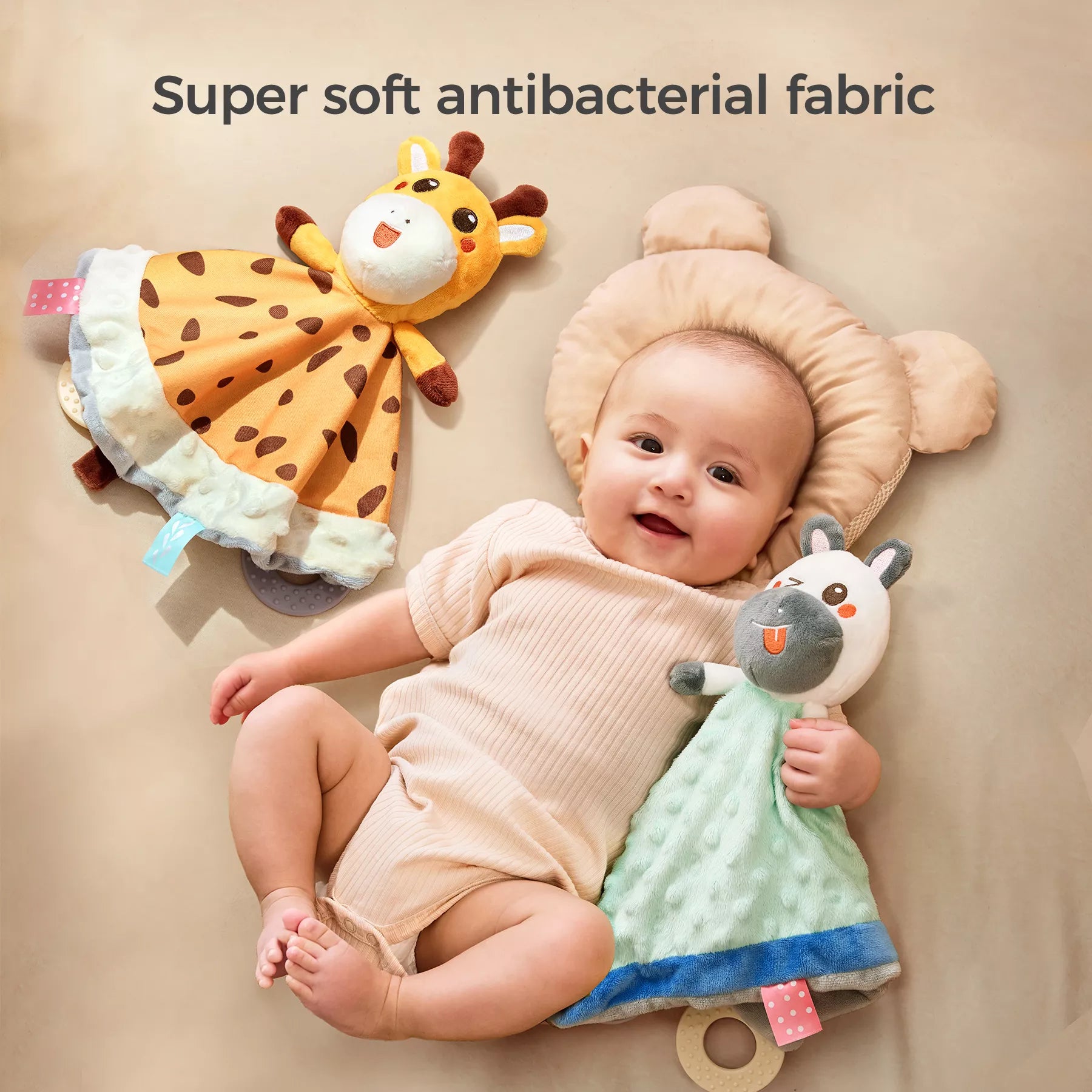 Soft gift toy for newborns and infants