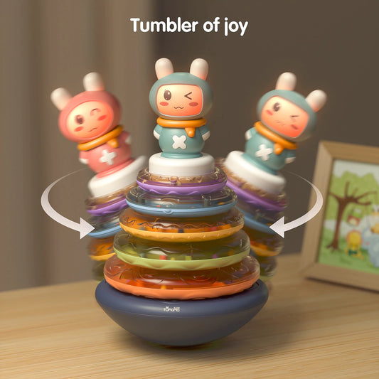 Baby musical stacking toy tumbler of joy