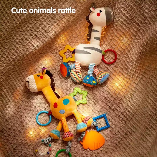 Newborn hanging giraffe toy