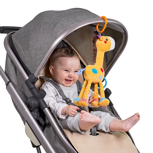 Plush activity toys for newborn's developmental play