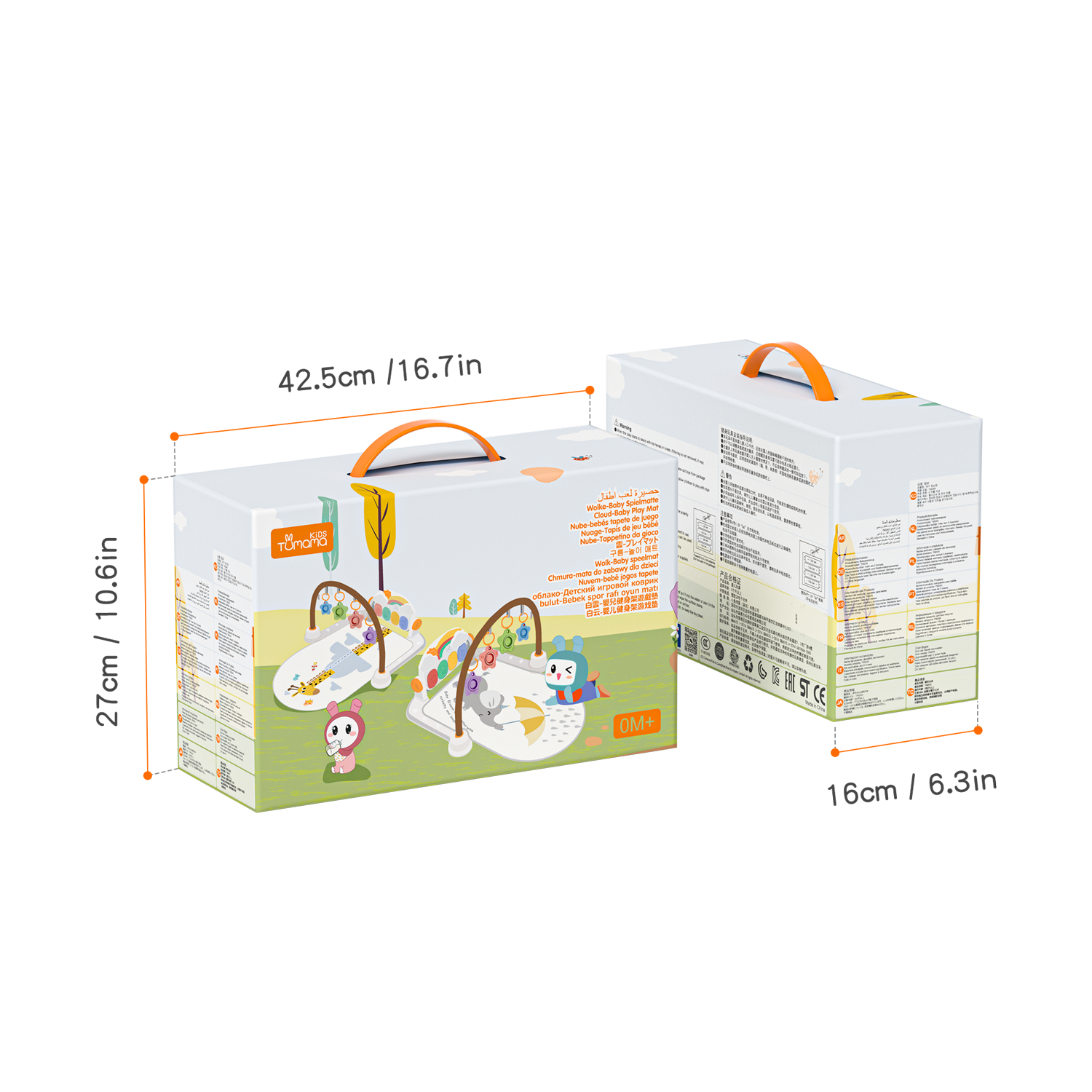 <tc>Babygym met Muzikale Piano, Licht en Bluetooth Functie</tc>