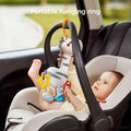Hanging Baby Rattle Toy with Teether for Crib, Stroller & Car Seat