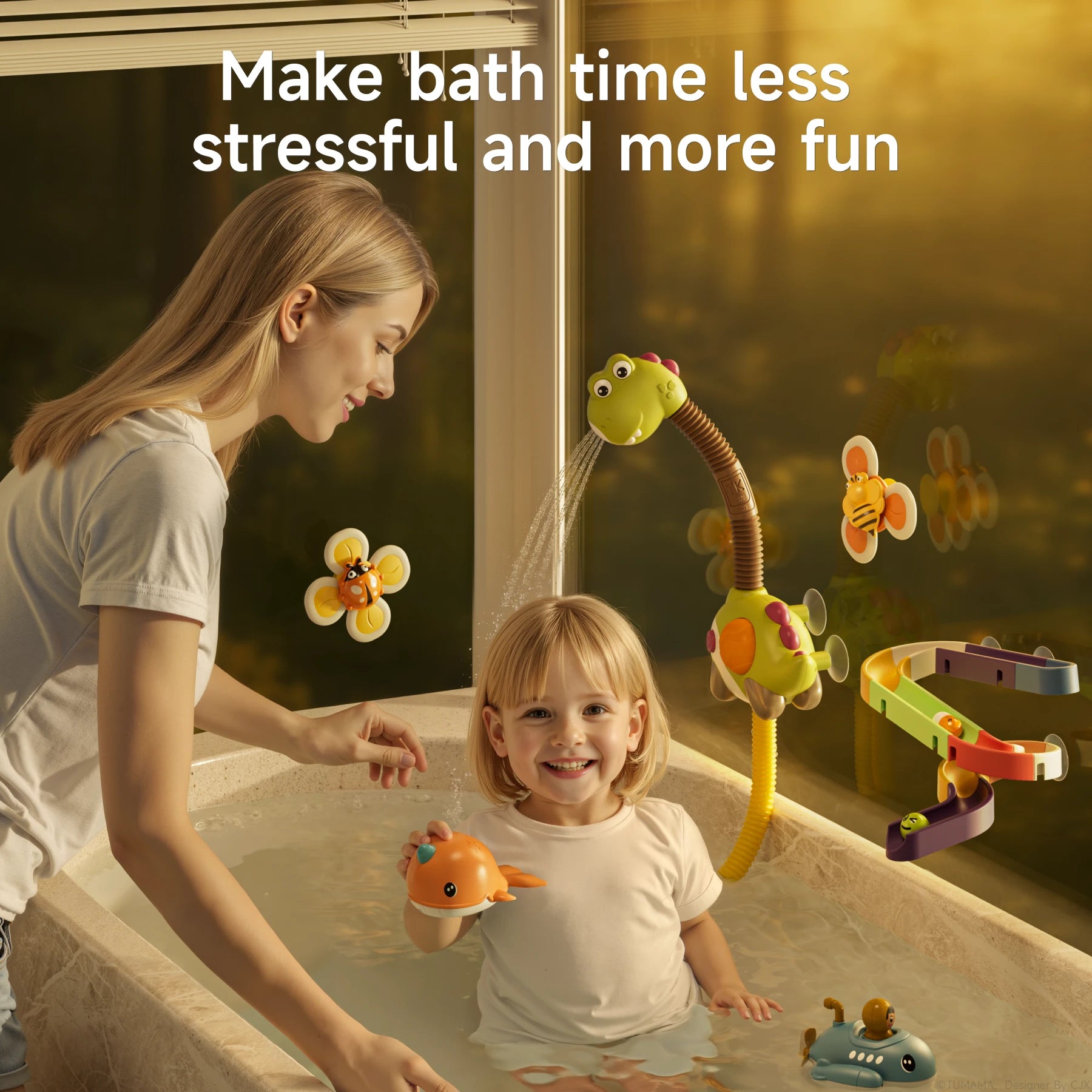 Infant bath toys – Bath toys for year old Tumama Kids