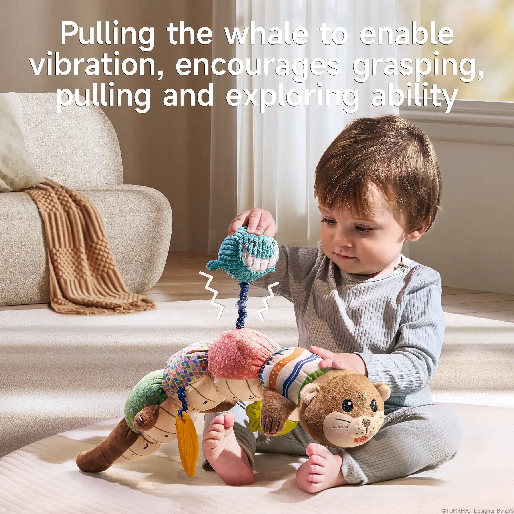 Caterpillar Teething and Sensory Toy Baby Soft Plush Toy Caterpillar Teething and Sensory Toy Baby Soft Plush Toy