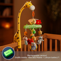 <tc>Giostrina multiuso per culla con musica e proiezione di luci a forma di stella (funzione Bluetooth)</tc>