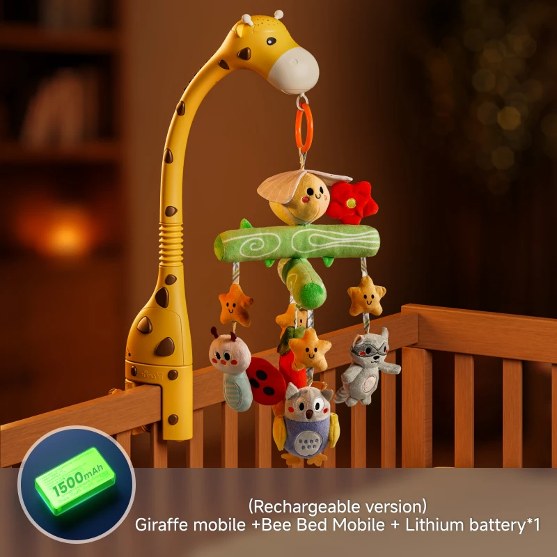 <tc>Giostrina multiuso per culla con musica e proiezione di luci a forma di stella (funzione Bluetooth)</tc>