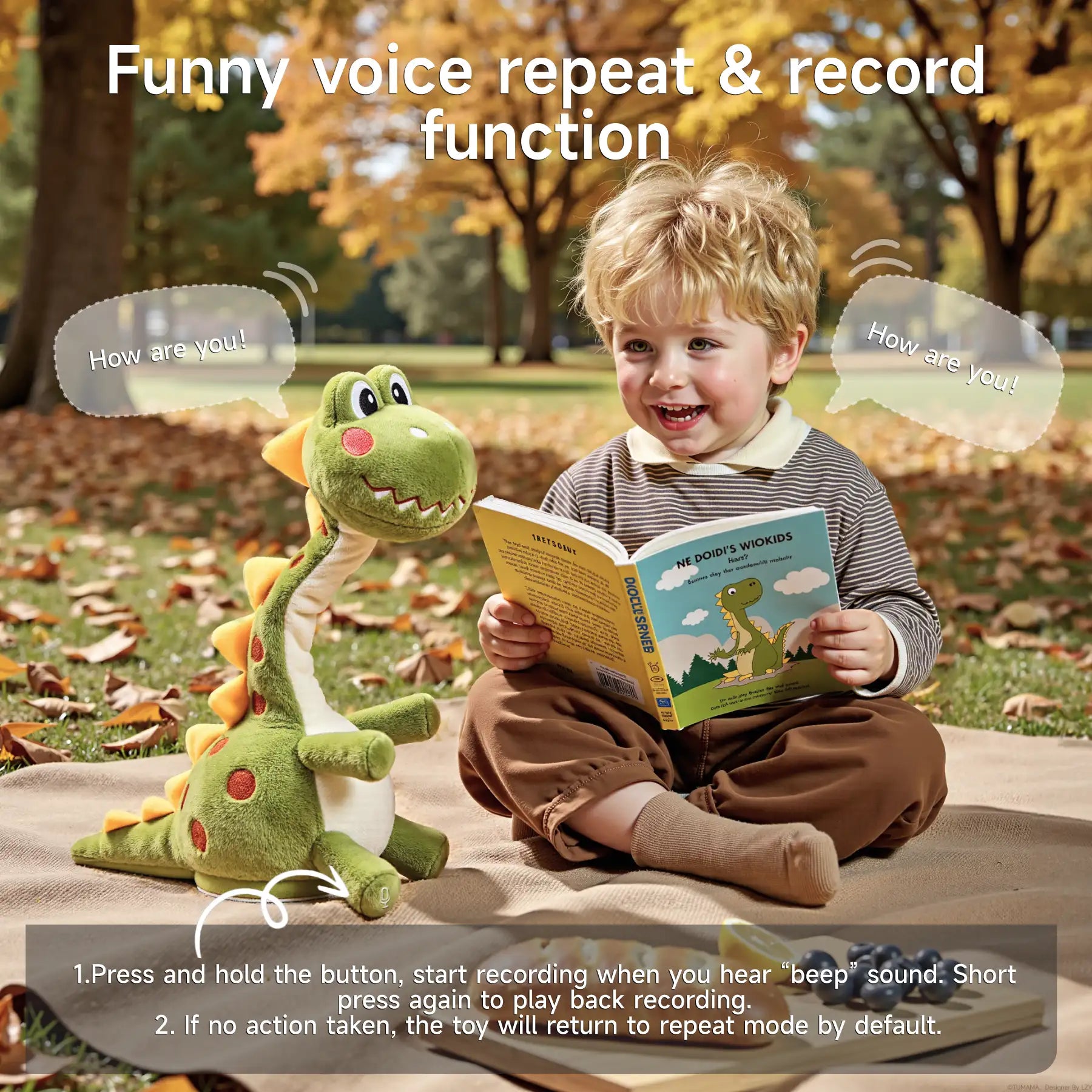 Interactive Dancing Singing Repeater Stuffed Animal Toy - Tumama Kids