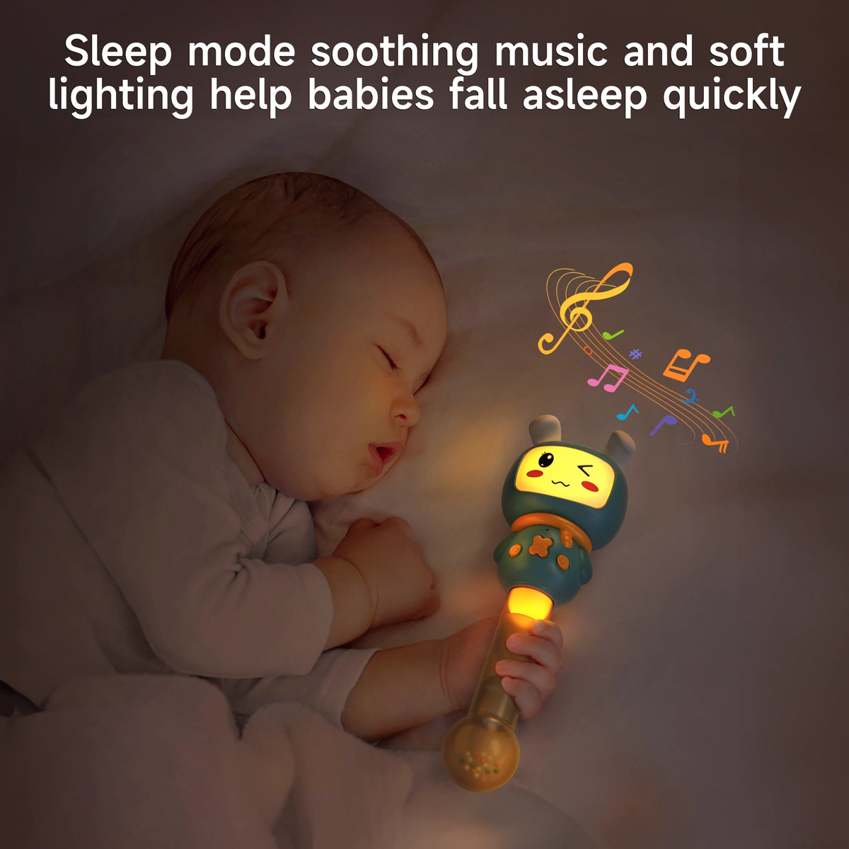 Animal Rattle Light Music and Light Rattle with Teething Toy for Baby – Tumama Kids