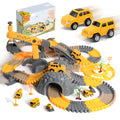 Construction Themed Race Track Toy Set for Children