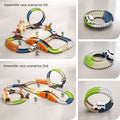Race Track Toy Set for Kids Multiple assembly options：Assemble race scenarios 1st、Assemble race scenarios 2nd
