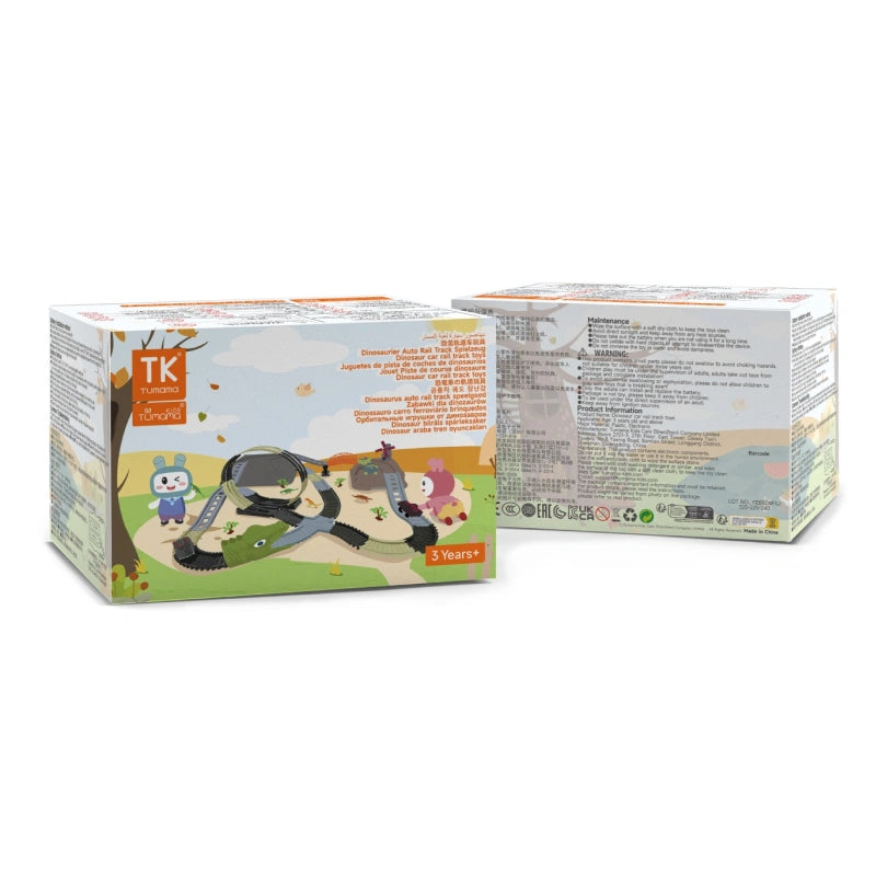 لعبة مسار سباق السيارات تحت عنوان الديناصورات