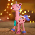 Hanging Plush Toy with Teether & Rattle for Crib, Stroller & Car Seat