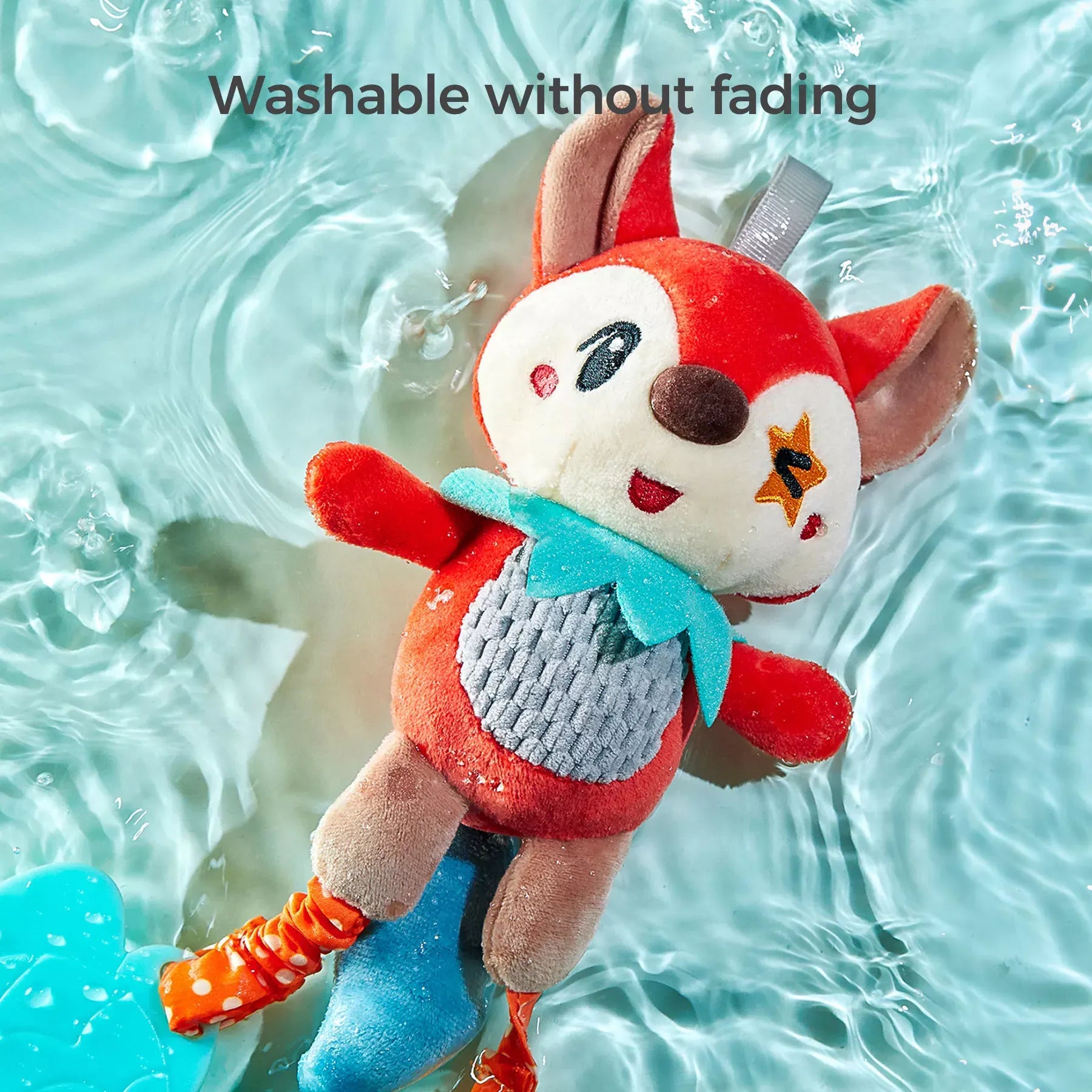 Hanging Soft Plush Baby Rattle Toy Set for Crib, Stroller & Car Seat