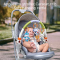 Stroller Arch Toy with Plush Rattle Toys and Teether