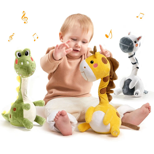 Twist musical baby toys for repeat voice play