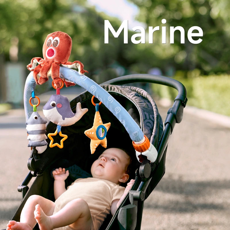 monbebe stroller wagon Everyday Outings Stoller, Watercolor Geo, Toddler, Unisex Color:Blueback Herring Smart design meets modern csr=1% for the Planet Member Barramundi Lures - Fergo's