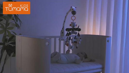 <tc>Móbile multifuncional para berço com música e luz de projeção de estrelas (função Bluetooth)</tc>