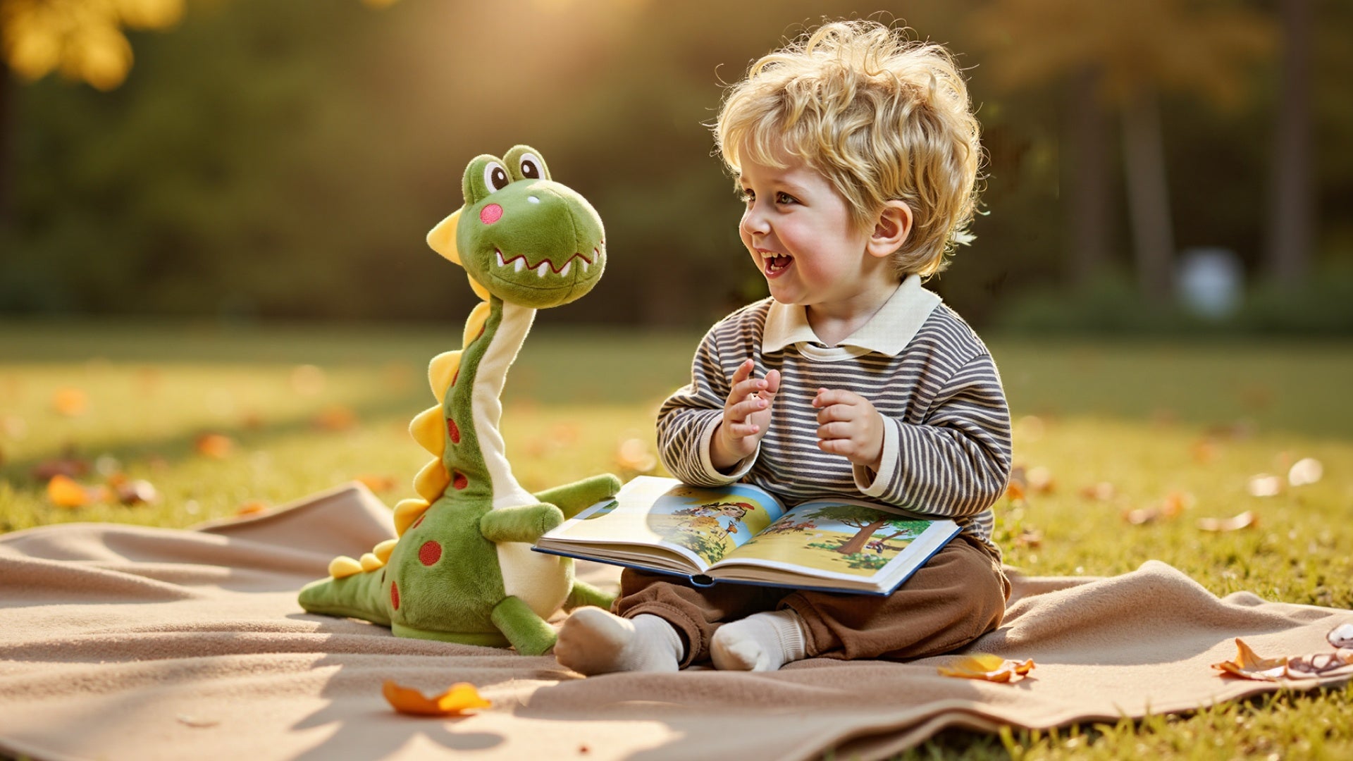 Baby-playing-with-Dancing-talking-interactive-baby-toys