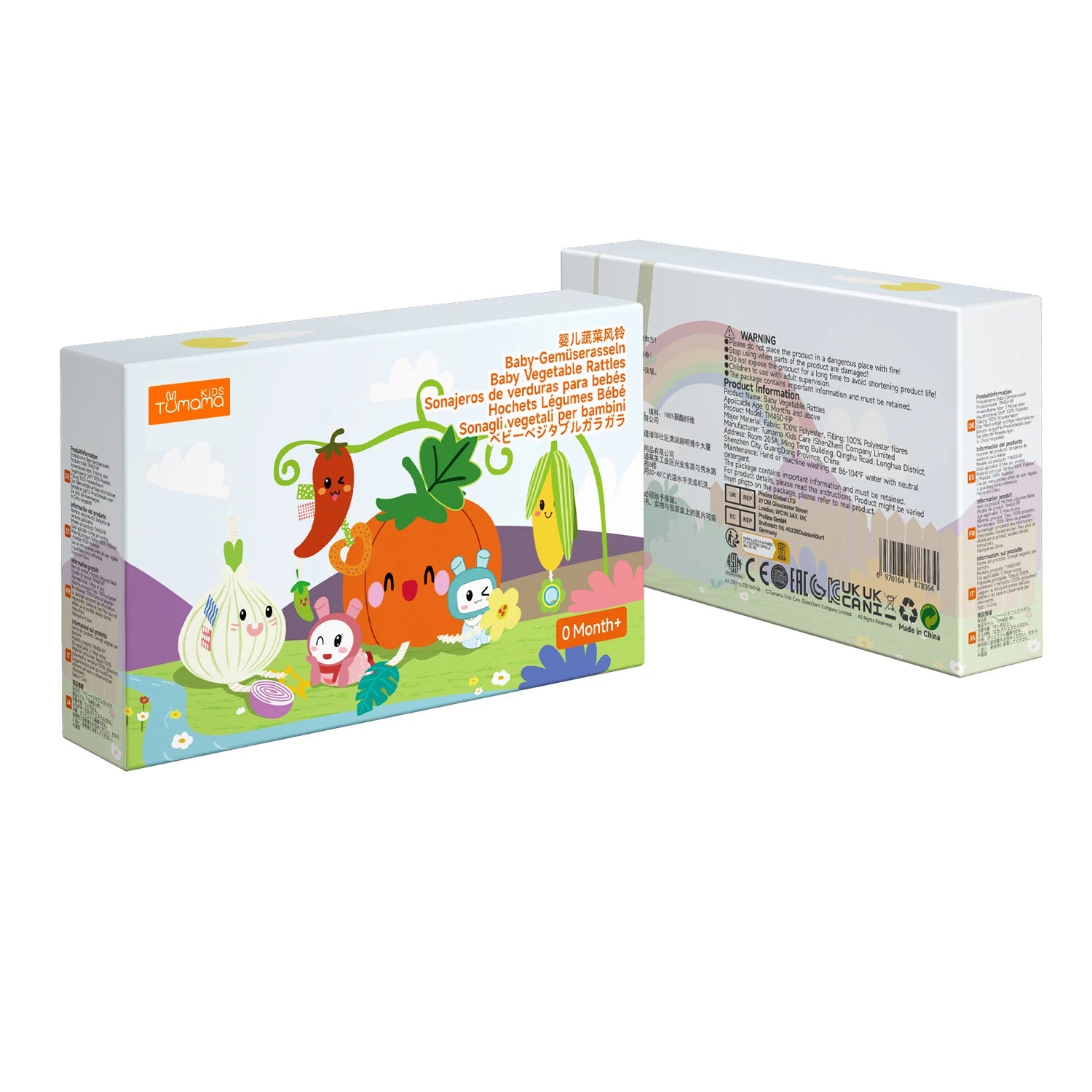 赤ちゃんのおもちゃ野菜の形を吊るしぬいぐるみ柔らかいガラガラのおもちゃ