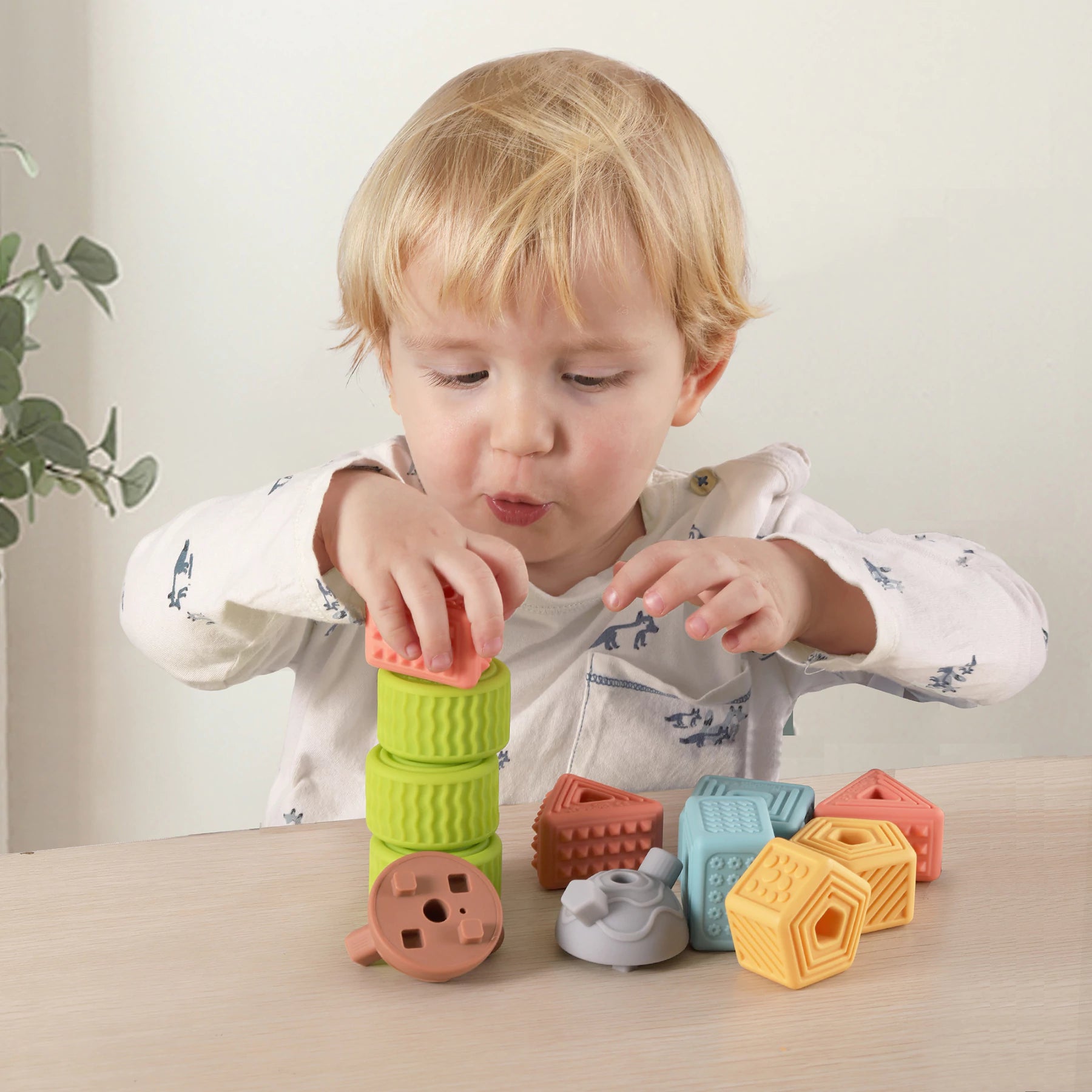 Soft Stacking Blocks Toy Set - Tumama Kids