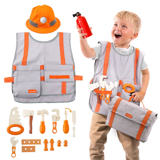 Construction building toy with hammer and screwdriver for kids