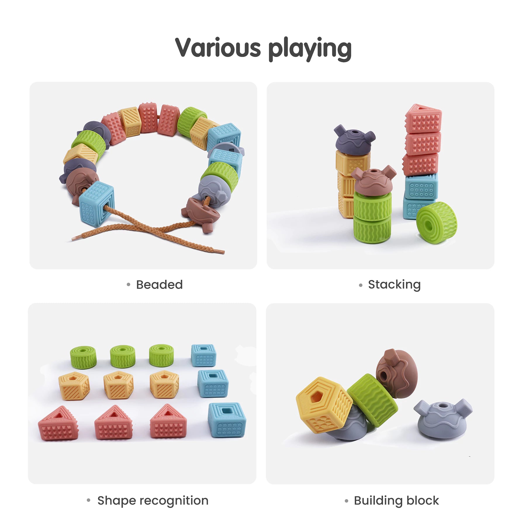 Soft Stacking Blocks Toy Set - Tumama Kids