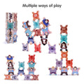Fine motor skills development with stacking toy balance blocks